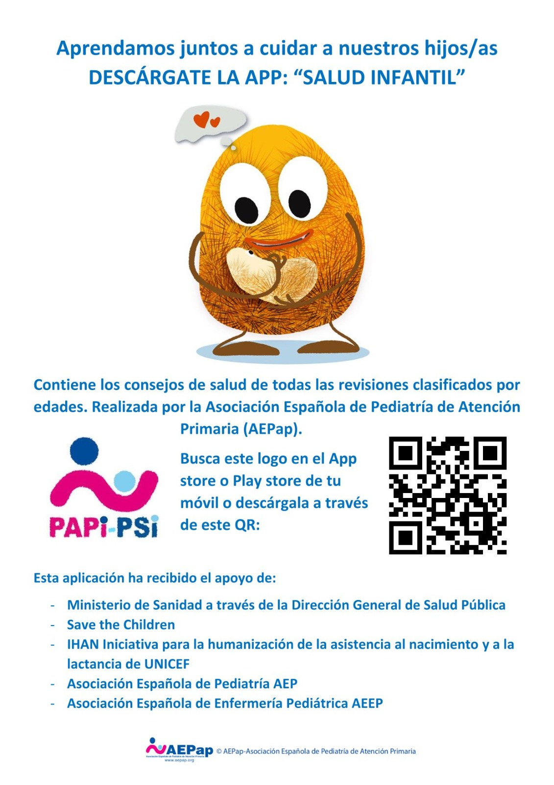 Aprendamos juntos a cuidad a nuestros hijos/as con la aplicación "Salud Infantil"