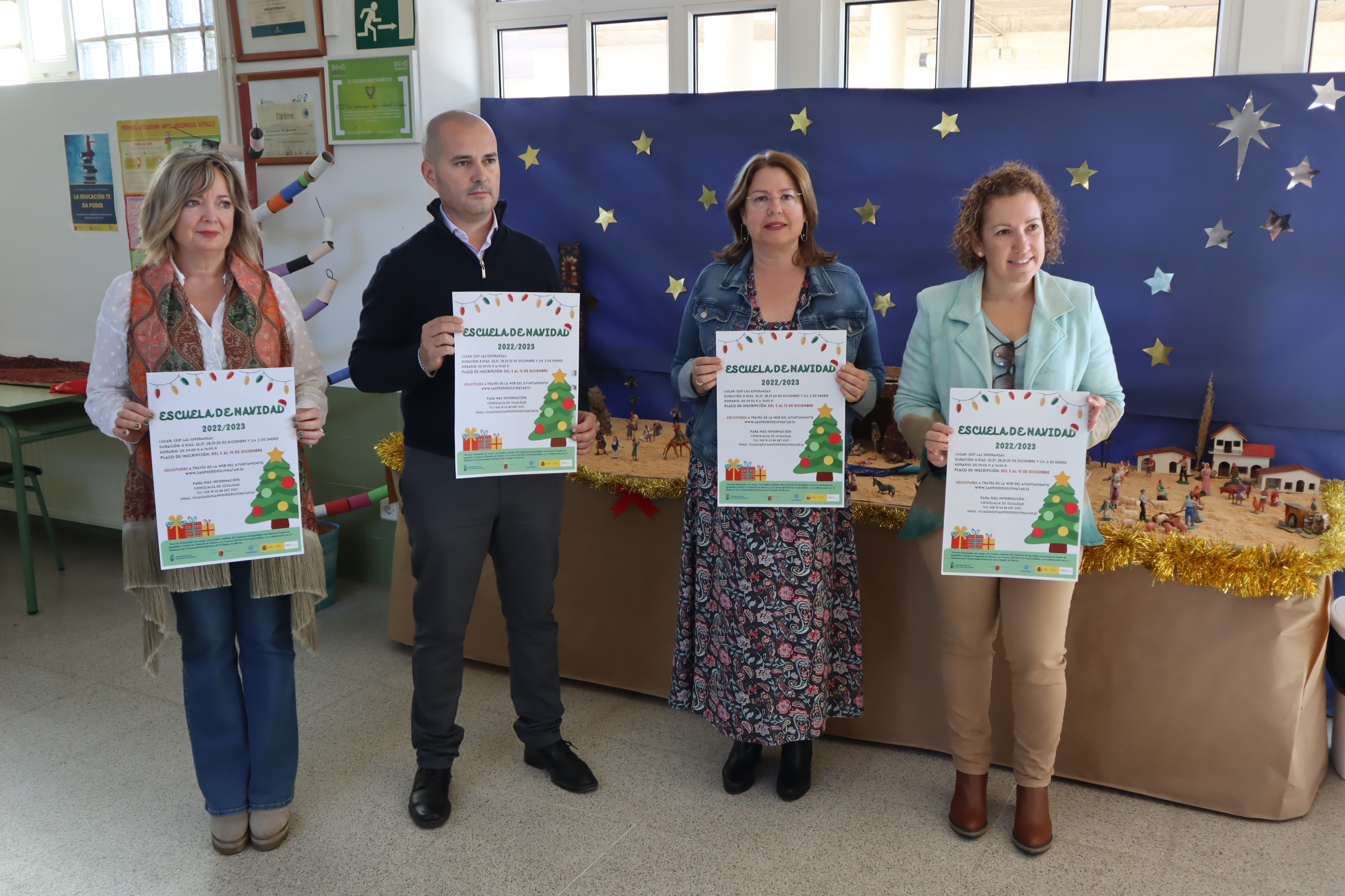 El Colegio Las Esperanzas acoge la escuela de Navidad con más de un centenar de niños