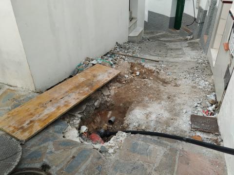 OBRAS EN CALLE EUSEBIO GARCÍA