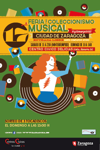 17ª Feria del Coleccionismo Musical ciudad de Zaragoza (2023). Trámites y servicios. Ayuntamiento de Zaragoza