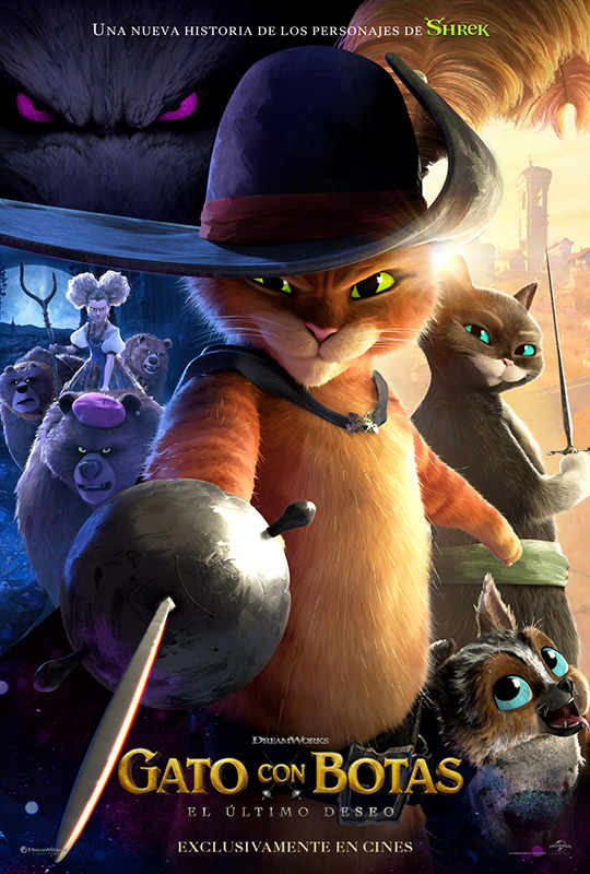 CULTURA| "El Gato con Botas: el último deseo" - 7, 8 y 9 de enero