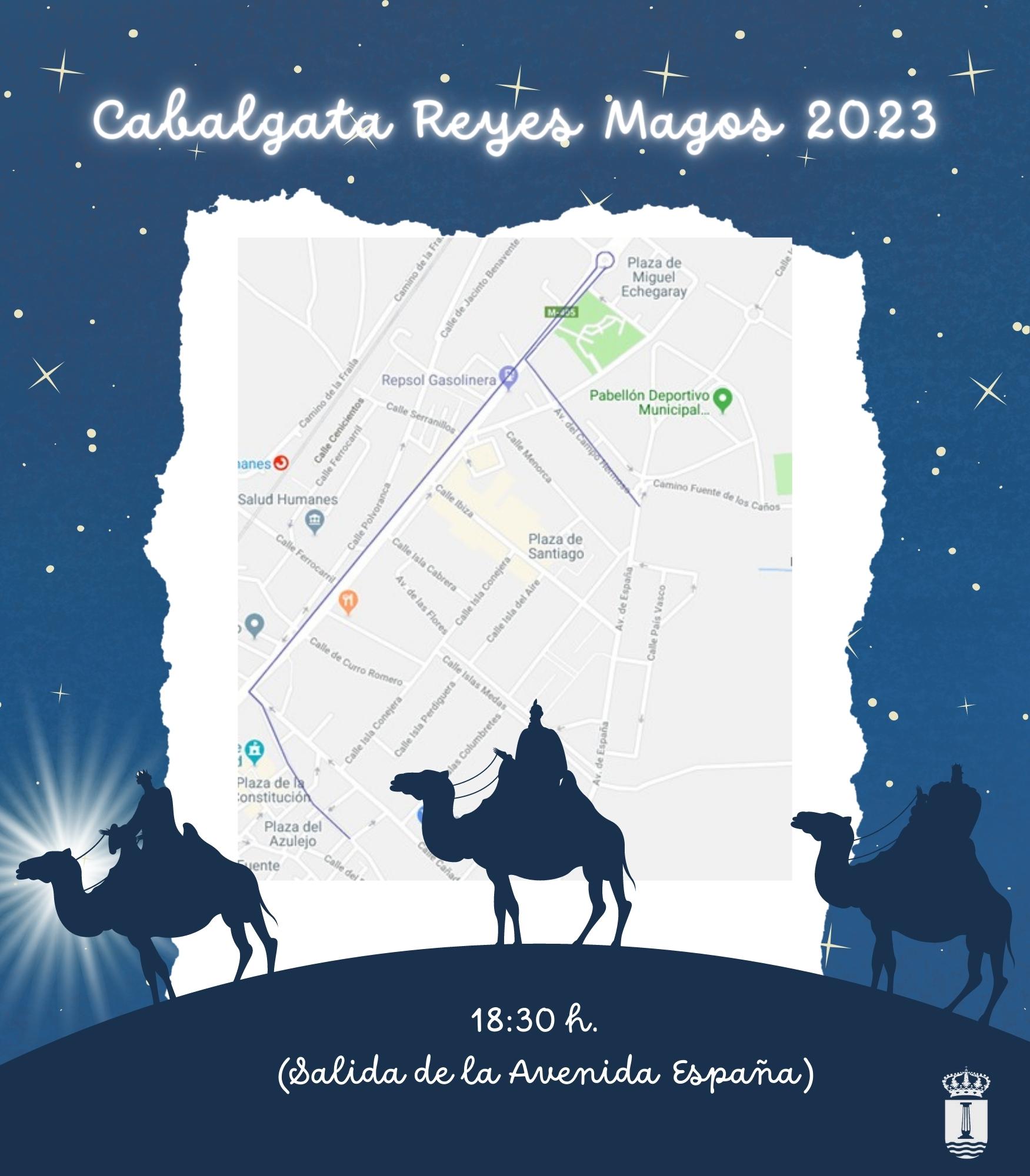 Cabalgata Reyes Magos 2023. | Ayuntamiento Humanes de Madrid