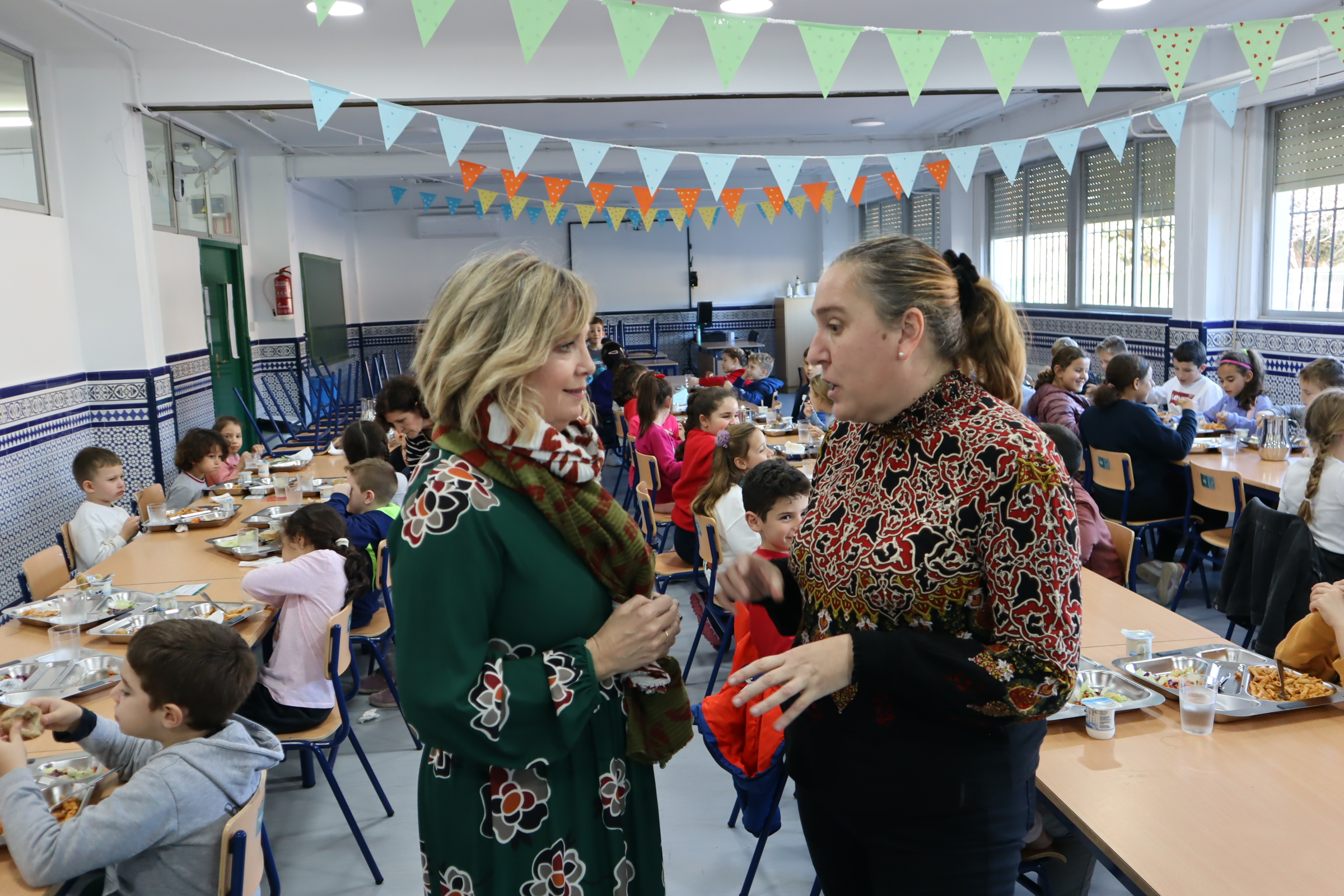 Comienza el servicio de comedor Escolar en el colegio Los Antolinos