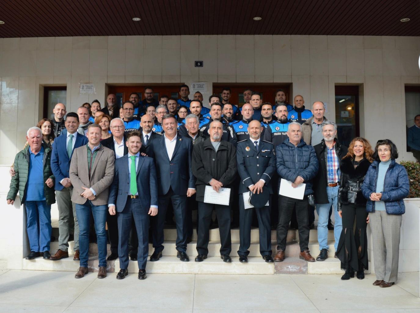 Conmemoración del 40 aniversario de la creación del Cuerpo de Policía Local de Humanes de Madrid.