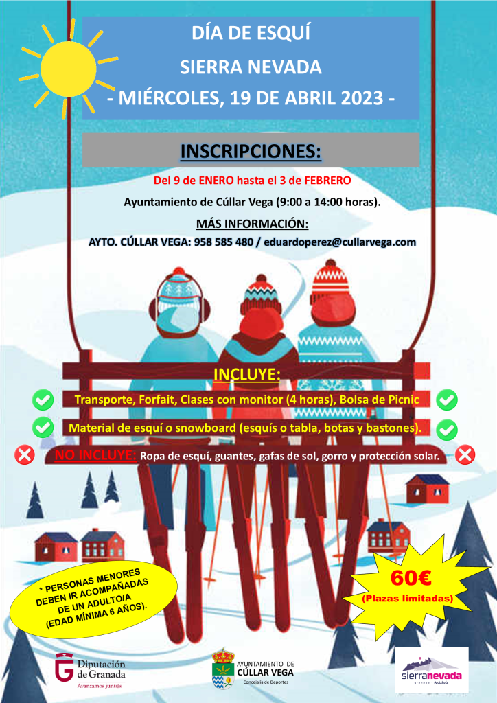 DÍA DE ESQUÍ EN SIERRA NEVADA – 19 DE ABRIL