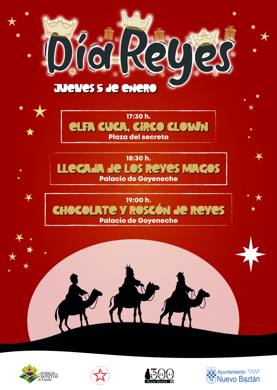 Llegan los Reyes Magos a Nuevo Baztán para visitarnos