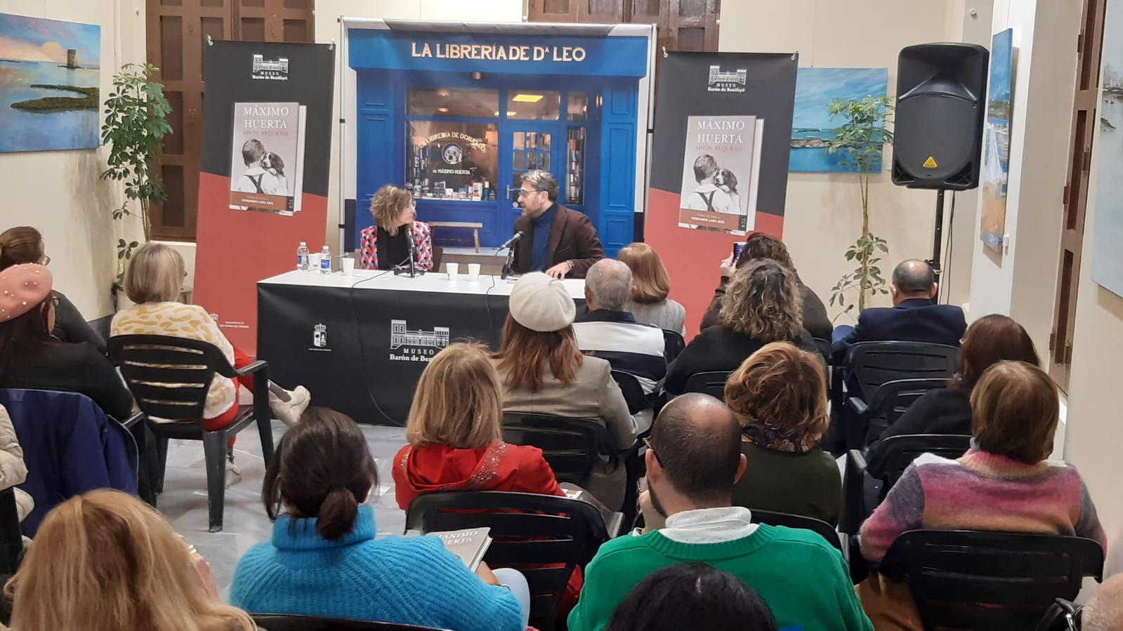 Máximo Huerta presentó en San Pedro del Pinatar “Adiós, pequeño”