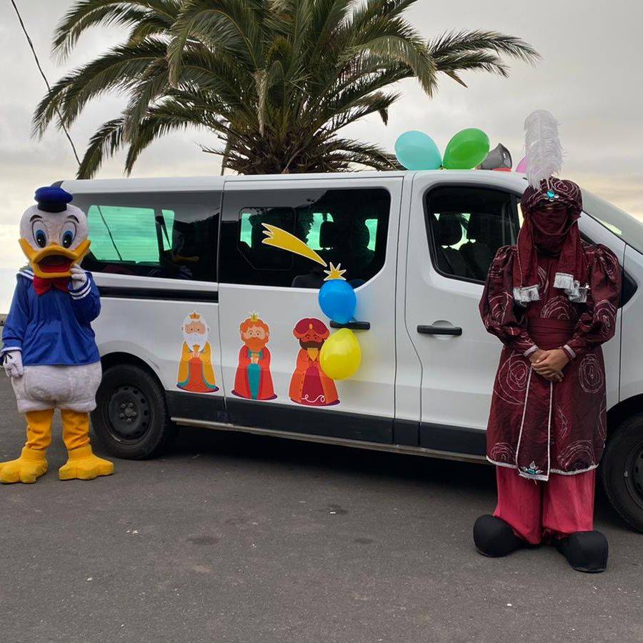 San Sebastián de La Gomera recibe la visita del Paje Real de SSMM Los Reyes Magos