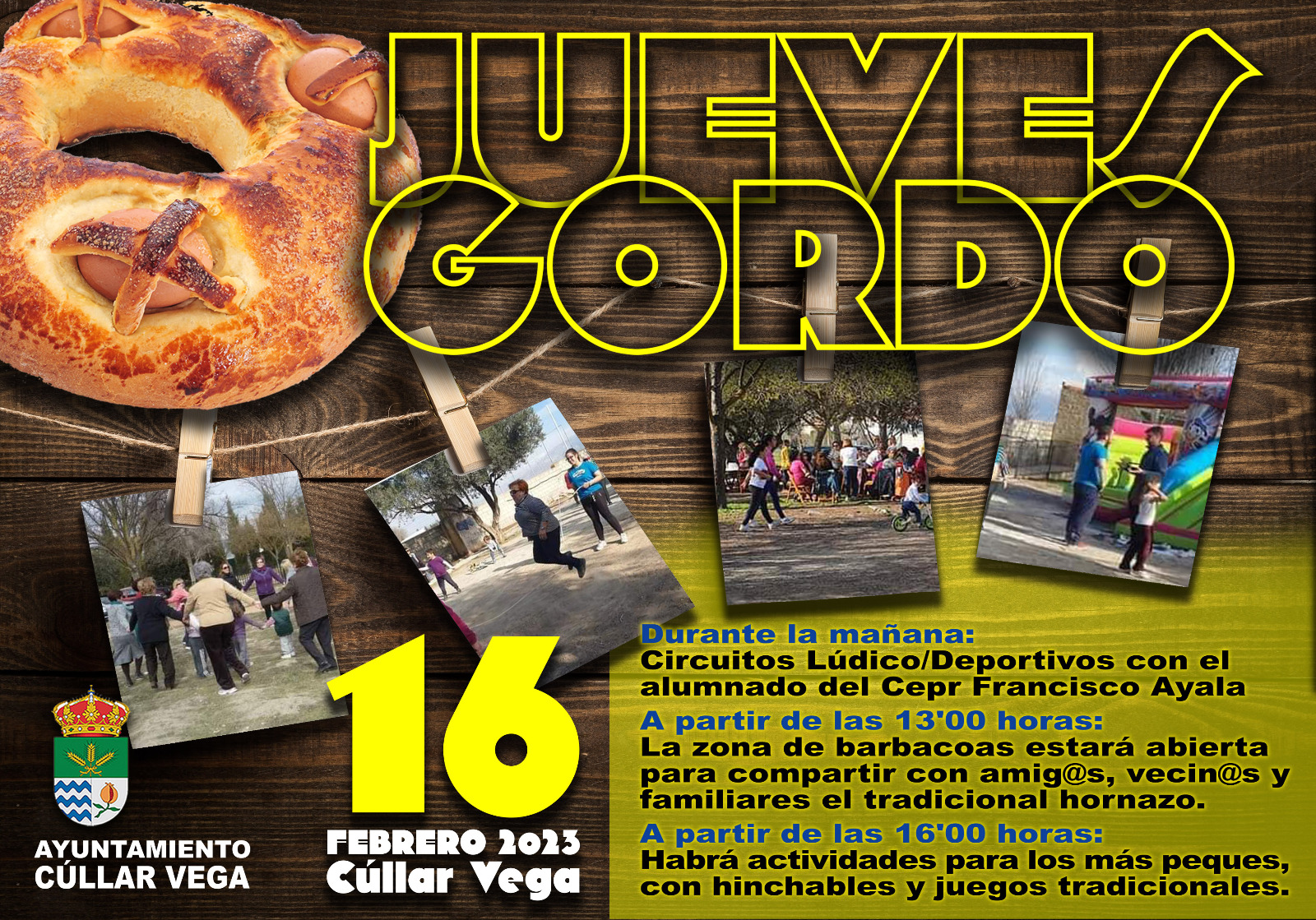 Cúllar Vega celebra mañana su tradicional ‘Jueves Gordo’