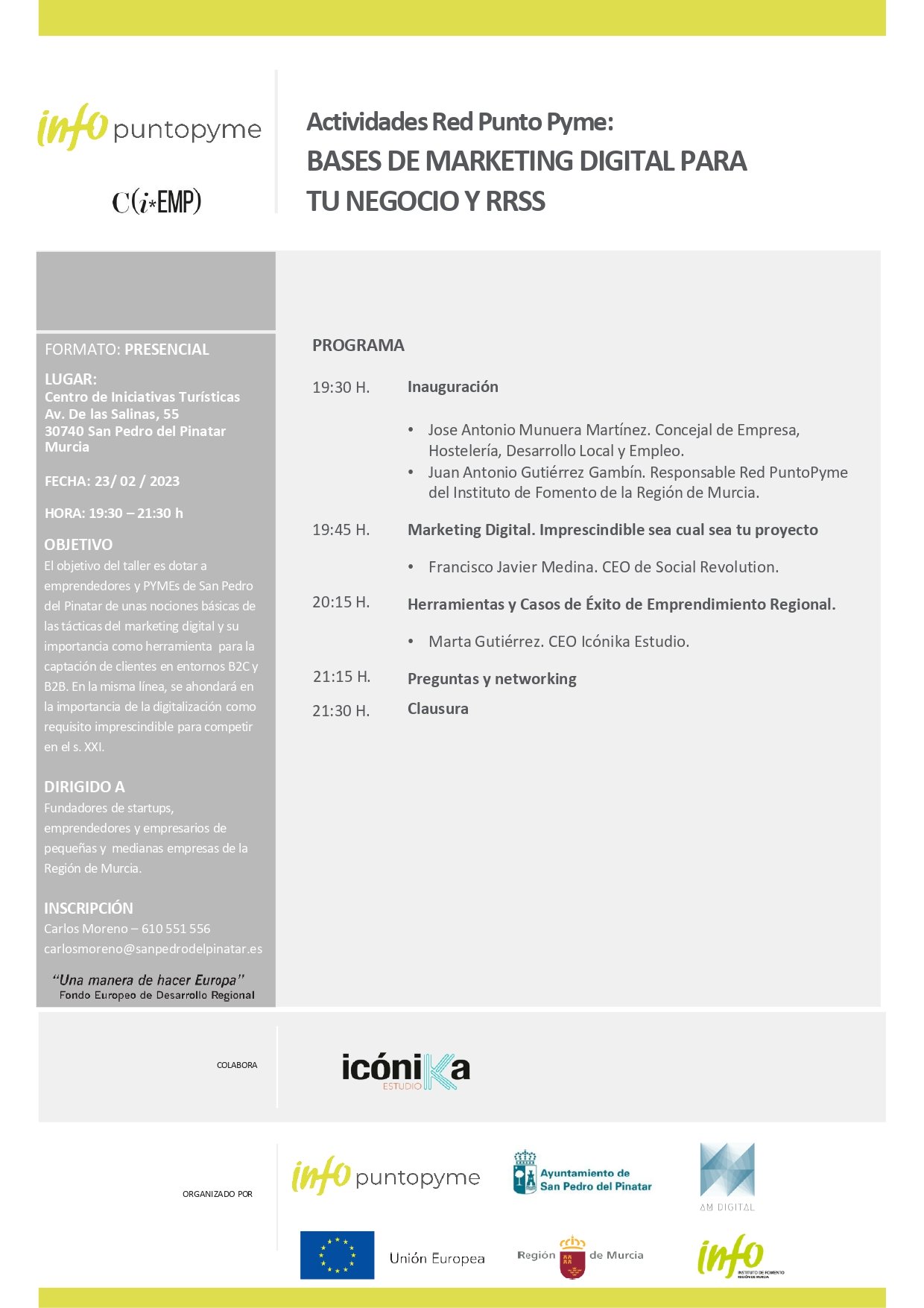 Bases de Marketing digital para tu negocio y RRSS