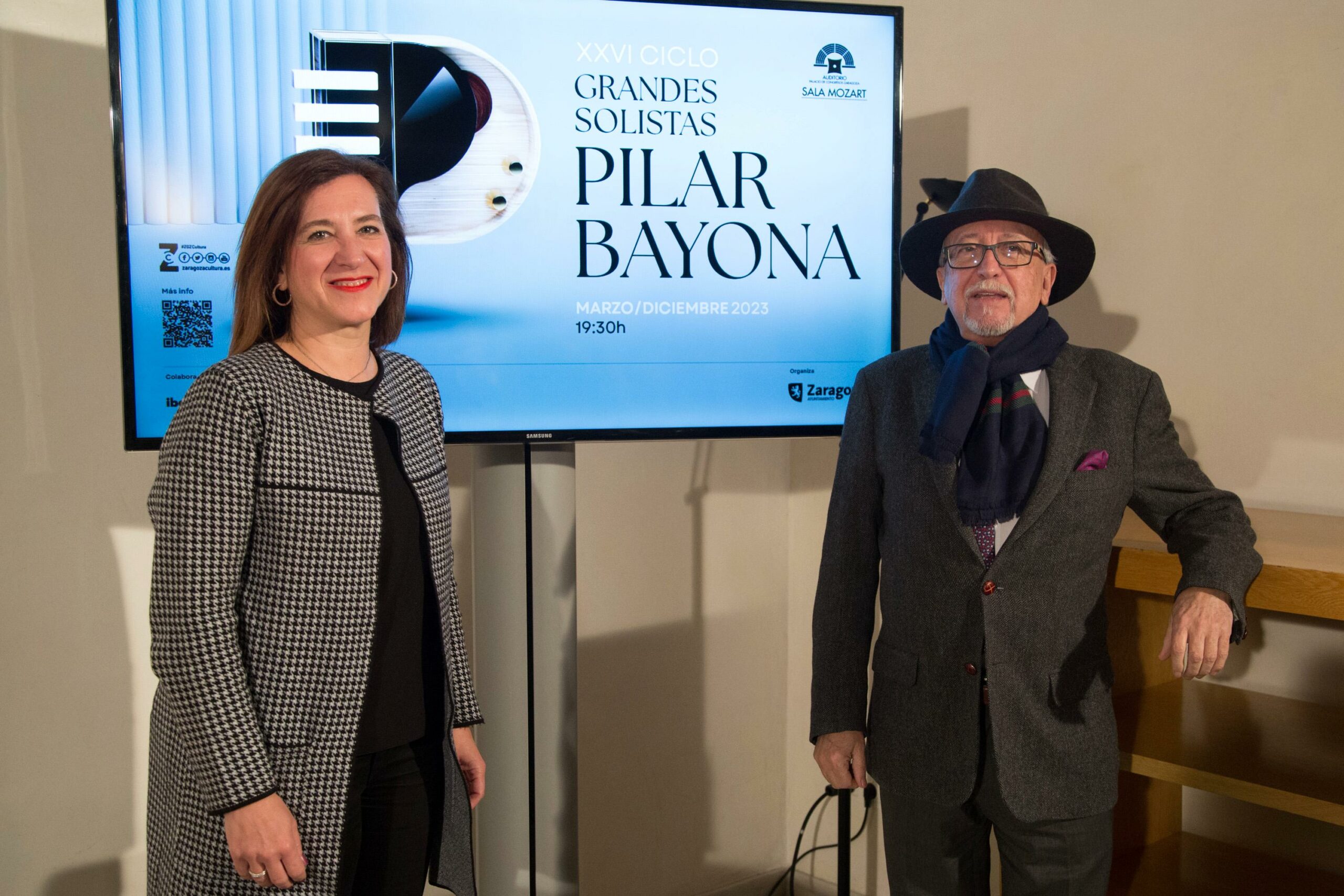 Grandes pianistas nacionales e internacionales vienen a la Sala Mozart para participar en el nuevo Ciclo de Grandes Solistas Pilar Bayona. Noticia. Ayuntamiento de Zaragoza