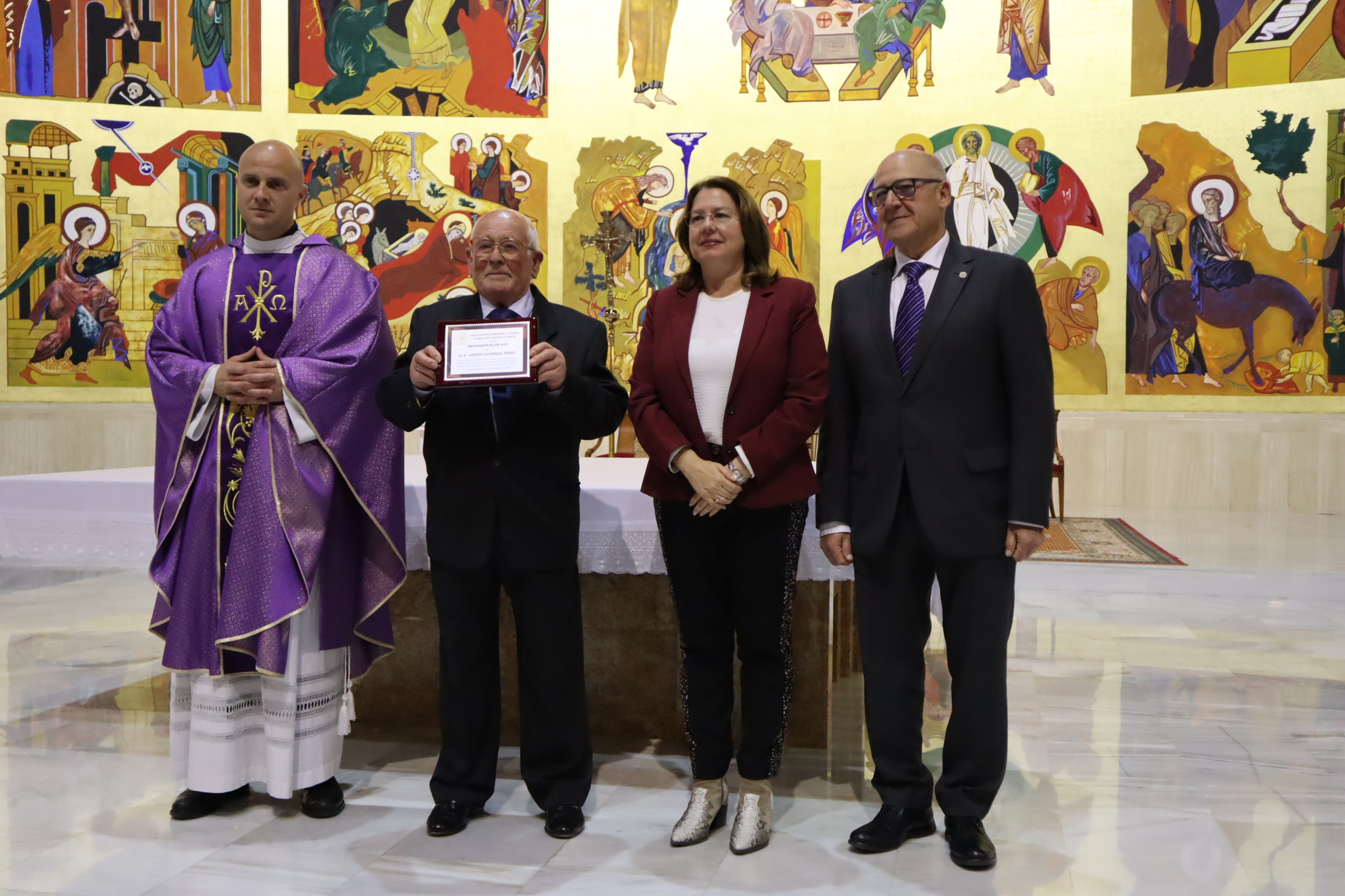 La Semana Santa de San Pedro del Pinatar nombra Procesionista del año a Antonio Escarbajal Torres.