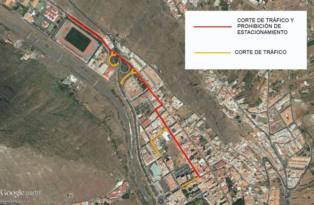 Límites al estacionamiento para la celebración este sábado del Coso del Carnaval