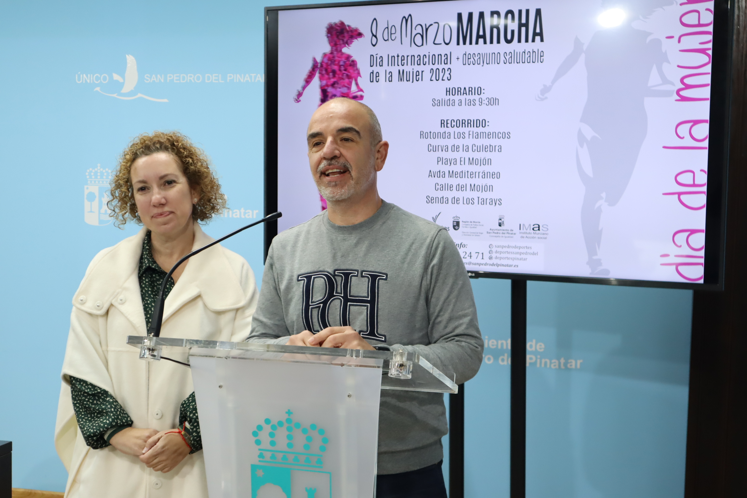 San Pedro del Pinatar organiza una marcha de convivencia para el Día Internacional de la Mujer