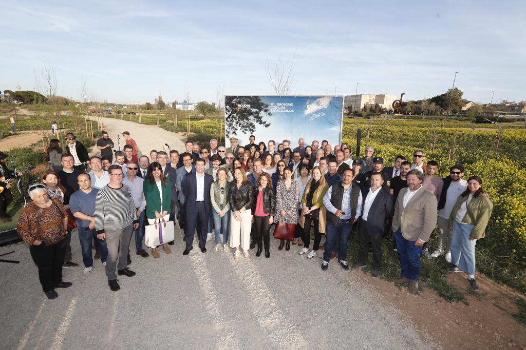 El Bosque de los Zaragozanos cierra su segunda temporada alcanzando las 168 hectáreas y casi 135.000 árboles y arbustos plantados. Noticia. Ayuntamiento de Zaragoza