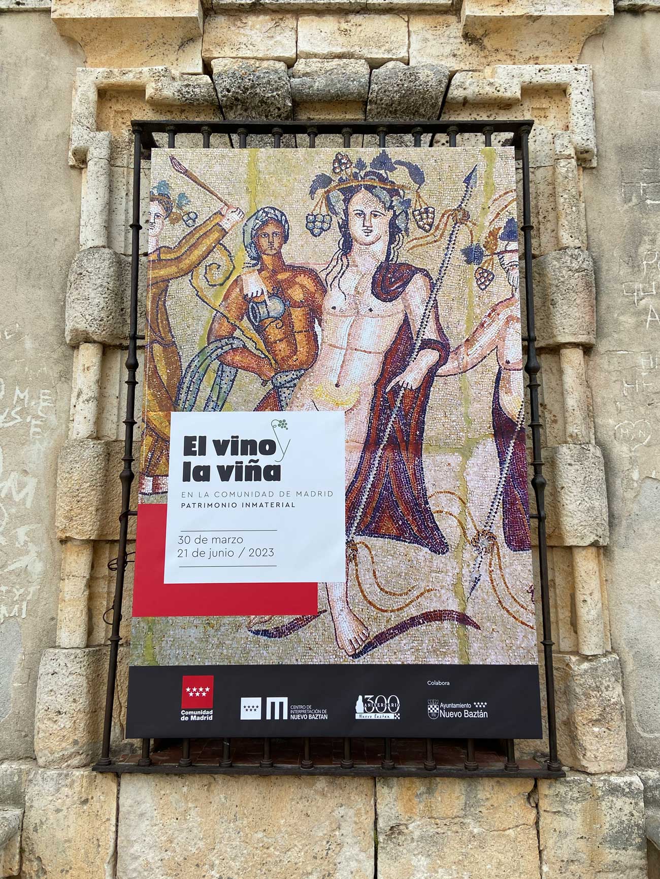 Exposición sobre la cultura del vino en el palacio de Goyeneche.