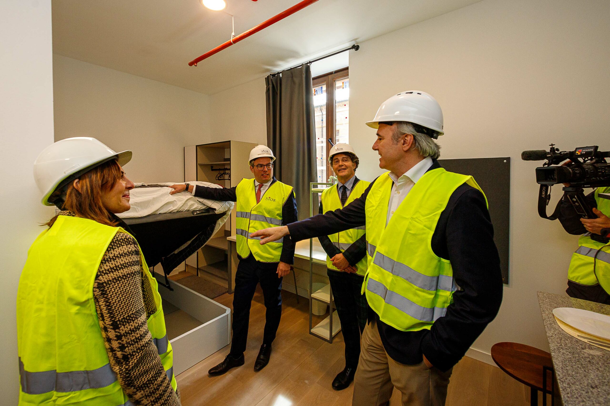 La obras de Xior Pontoneros avanzan según lo previsto para que la residencia universitaria abra en septiembre. Noticia. Ayuntamiento de Zaragoza