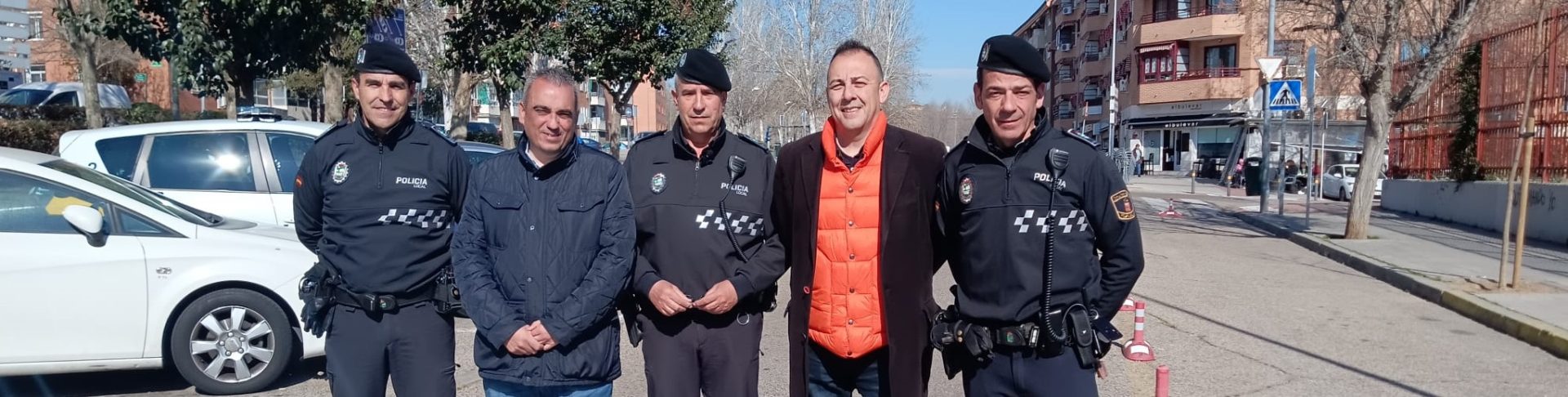 Policía Local refuerza la señalética en los accesos a los centros educativos de San Fernando de Henares