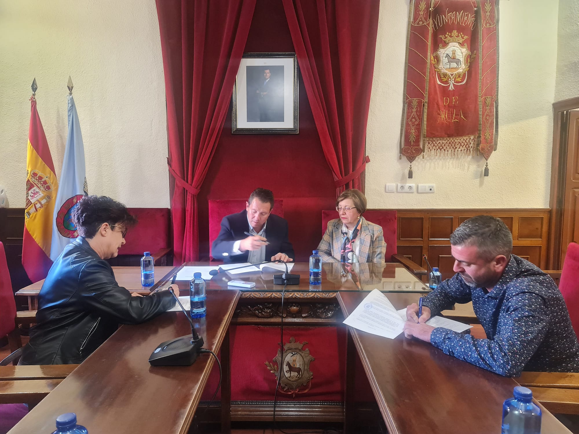 Renovados los convenios de colaboración con las juntas vecinales de Casas Nuevas, Fuente Librilla y Yéchar