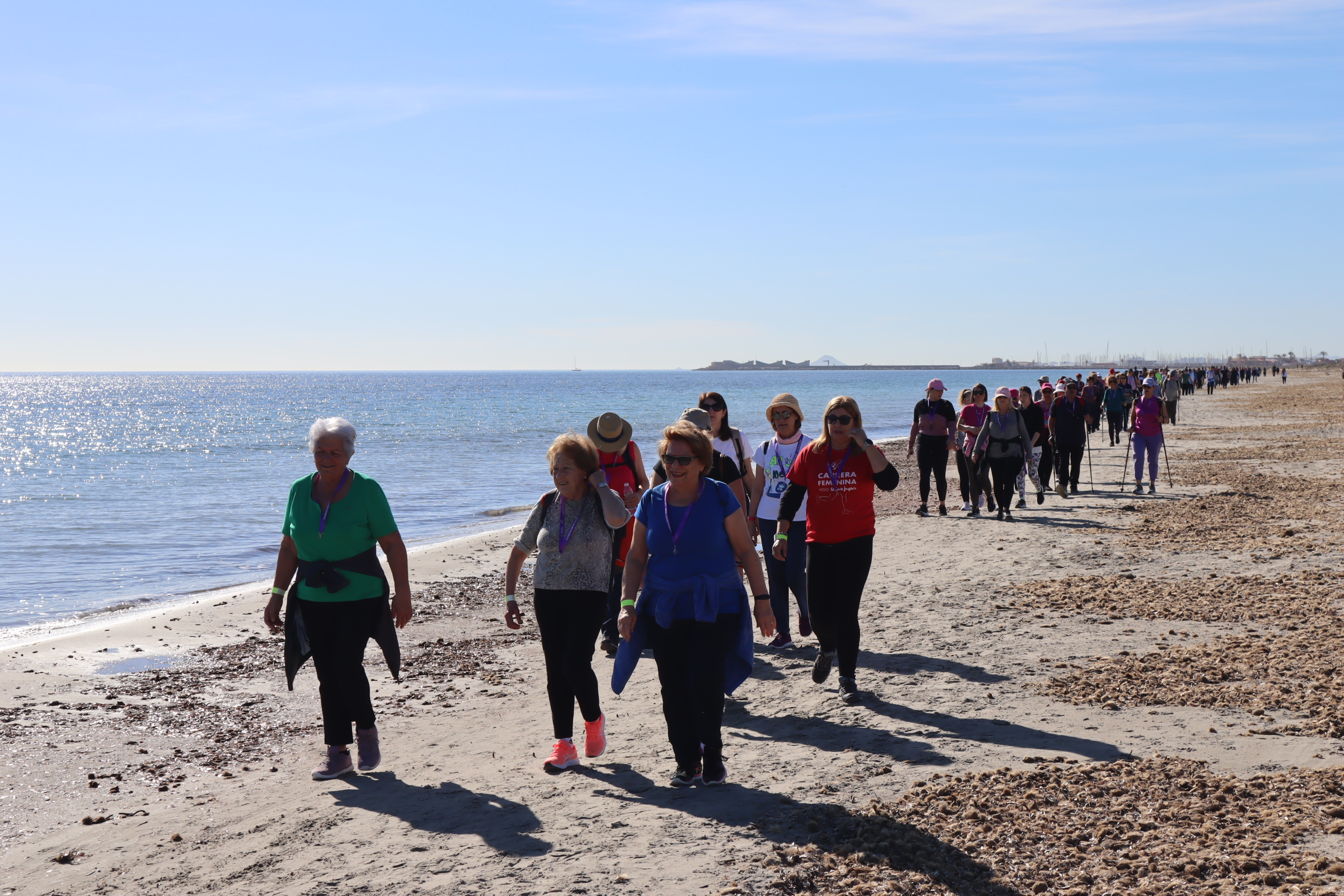San Pedro del Pinatar conmemora el Día Internacional de la Mujer con una marcha saludable
