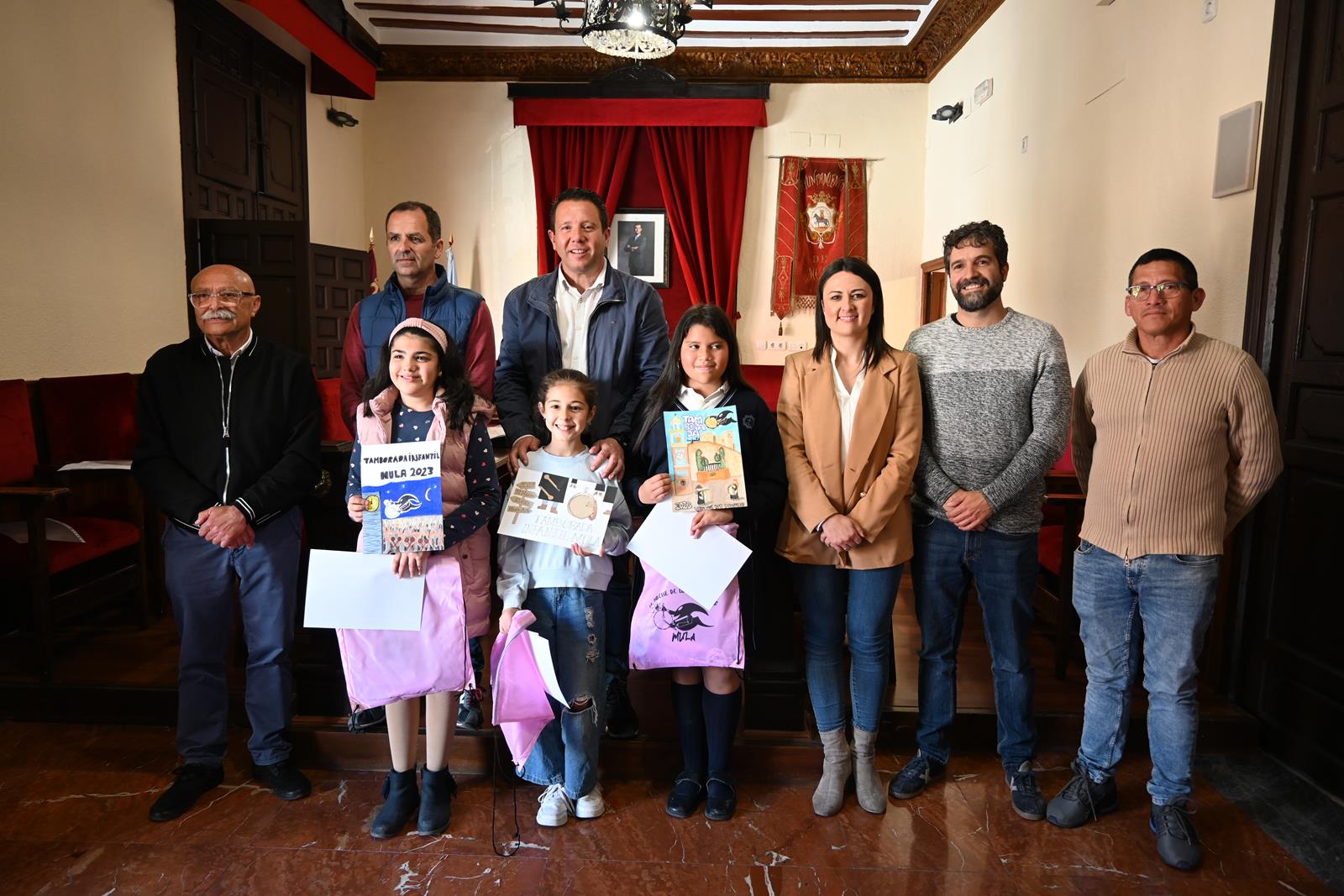 TAMBORES| Ganadoras del concurso de dibujo 'Cartel Tamborada Infantil'