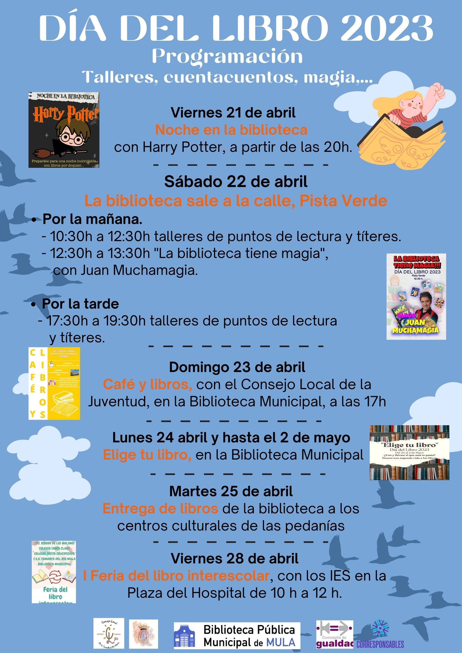 CULTURA| Actividades con motivo del Día Internacional del Libro