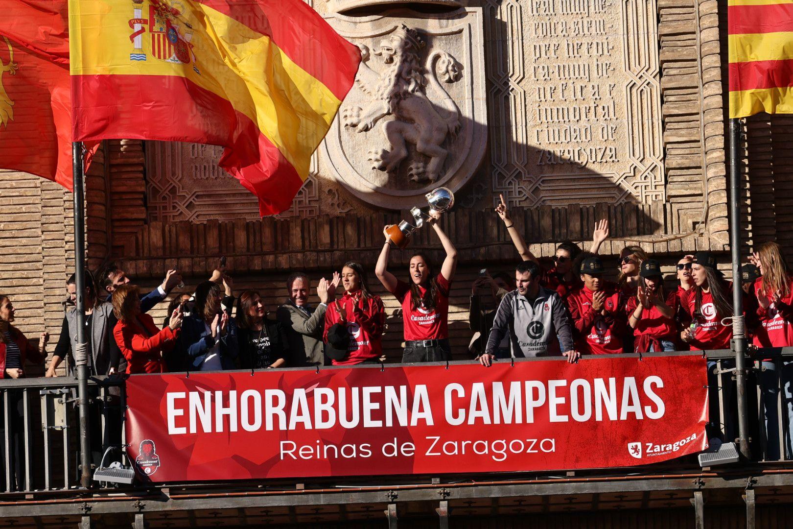Las jugadoras del Casademont Zaragoza serán las pregoneras de las Fiestas del Pilar 2023. Noticia. Ayuntamiento de Zaragoza