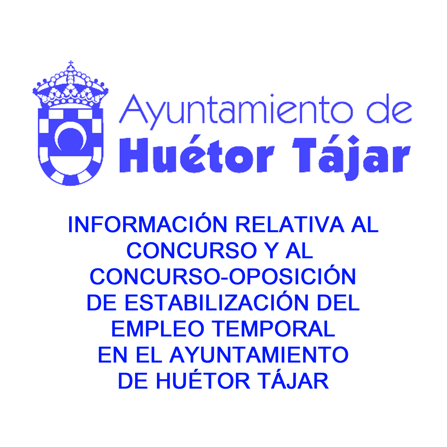 Publicadas las listas provisionales de admitidos y excluidos en el concurso y el concurso-oposición de estabilización