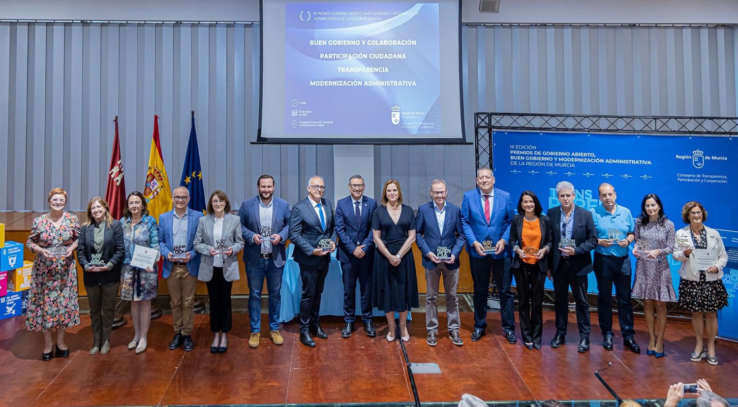 San Pedro del Pinatar consigue dos galardones en la tercera edición de los Premios regional de Gobierno Abierto