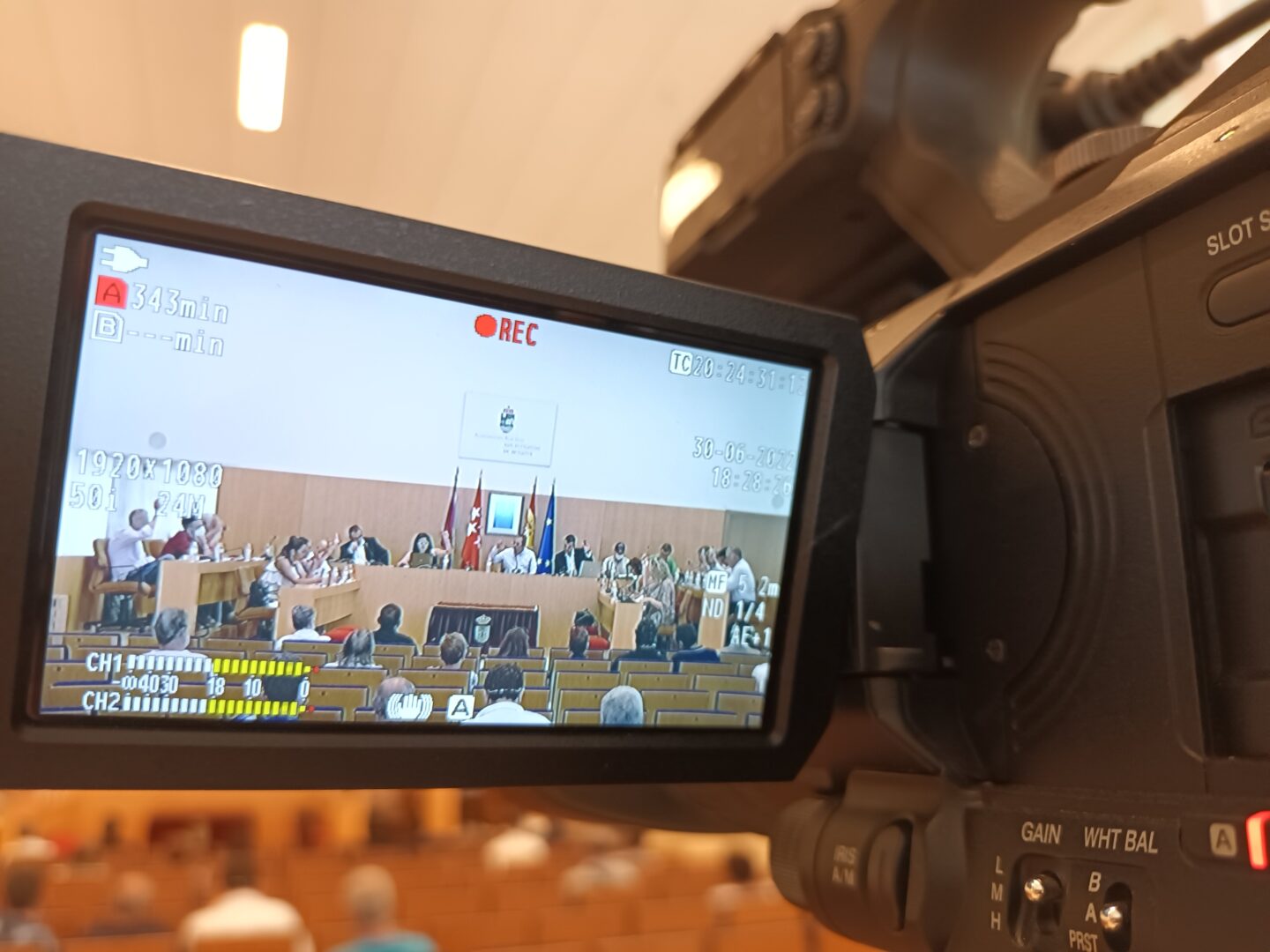 Sesión Plenaria extraordinaria 28 de abril en directo a las 9 h.
