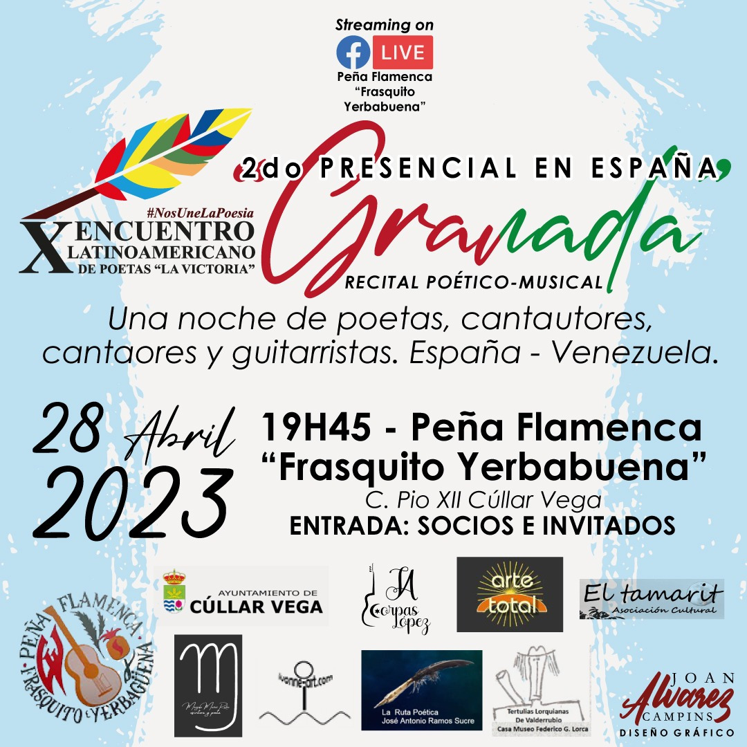 X Encuentro Latinoamericano de Poetas "La Victoria" 2º Presencial en España
