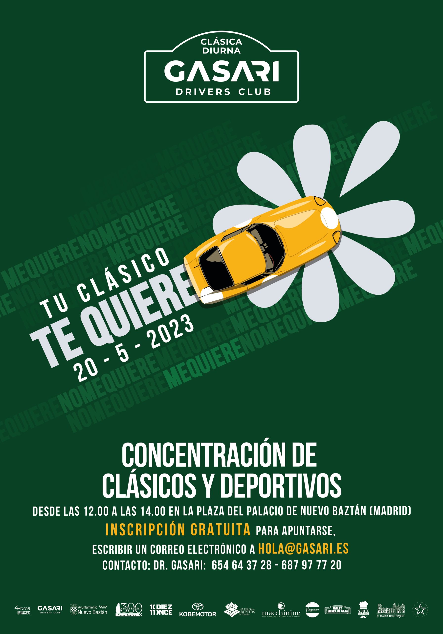 Clásica Diurna Gasari Drivers Club el sábado 20 de mayo.