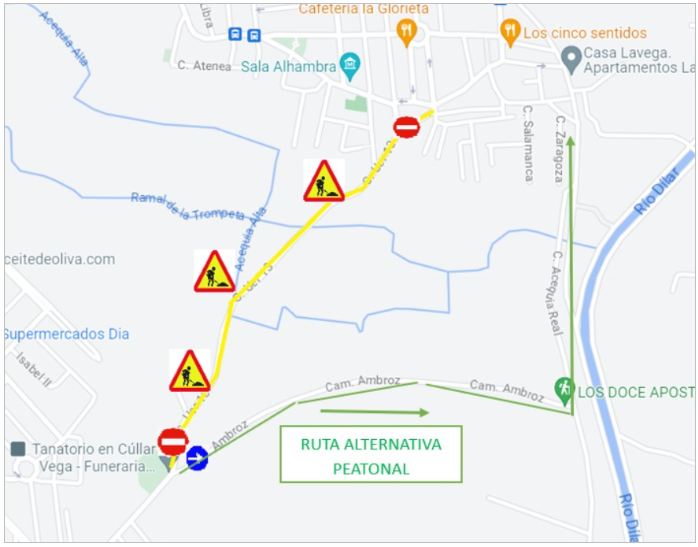 Información ensanche y mejora del camino de Ambroz