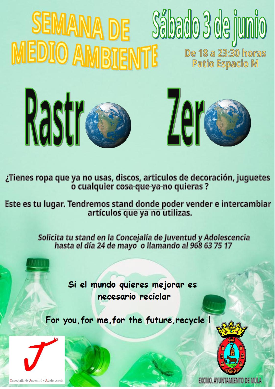 JUVENTUD| Rastro Zero, mercadillo de segunda mano con motivo del Día Mundial del Medio Ambiente