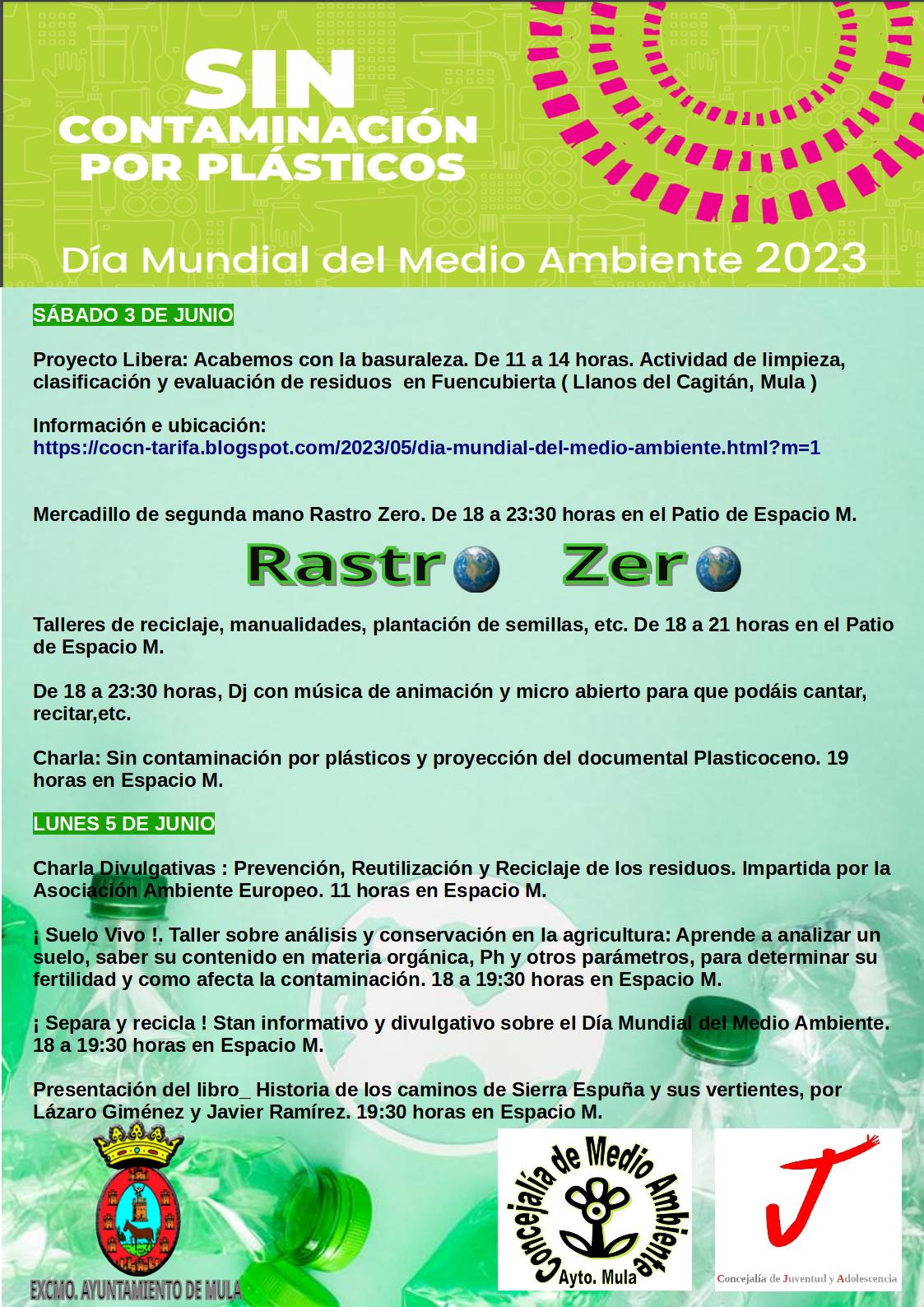 MEDIO AMBIENTE| Actividades con motivo del Día Mundial del Medio Ambiente
