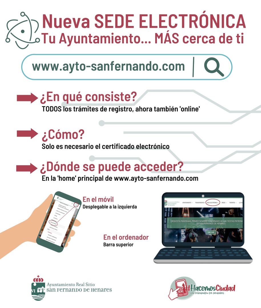 San Fernando de Henares pone en marcha la ‘Sede Electrónica’
