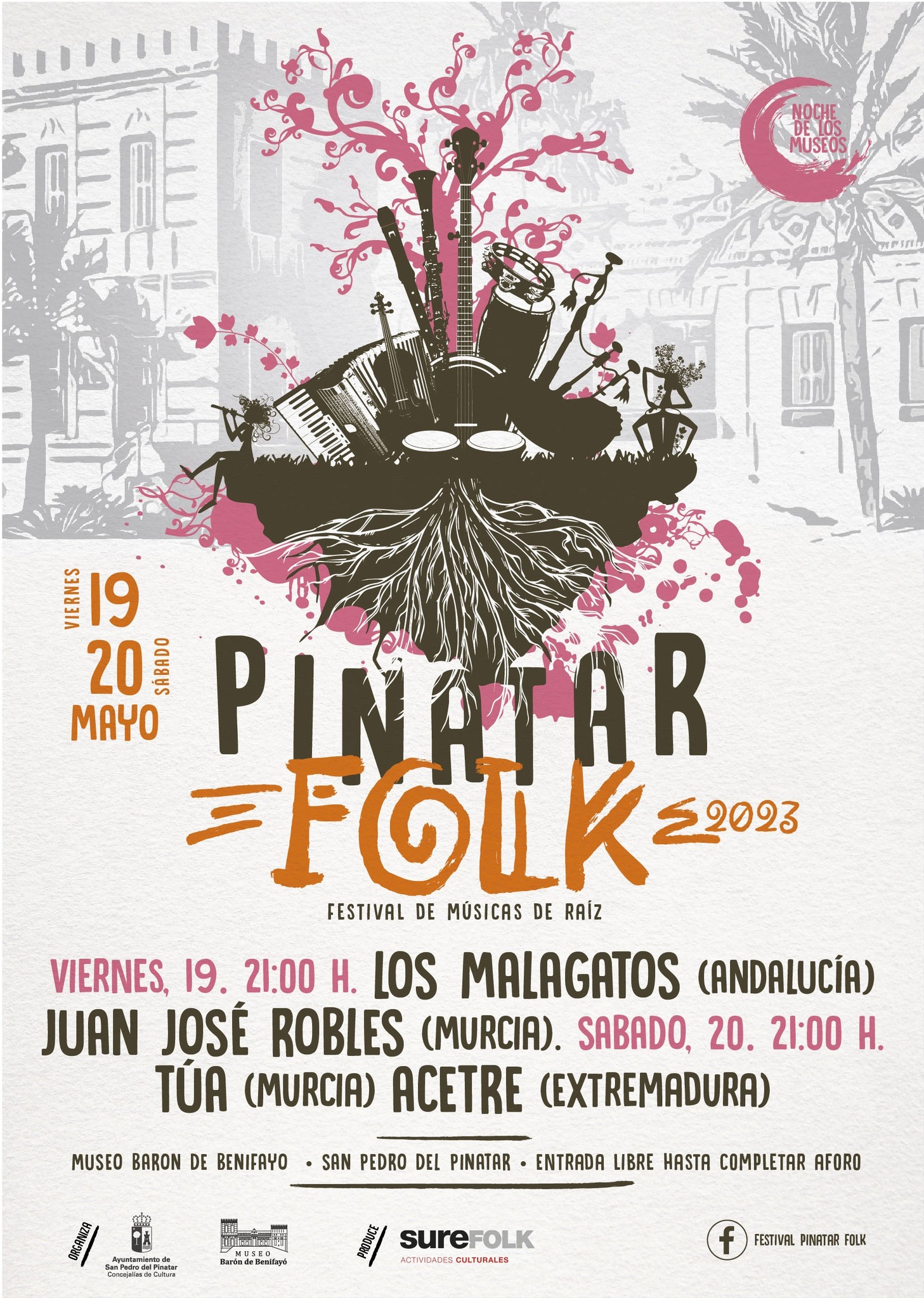 San Pedro del Pinatar pone música a la Noche de los museos con el recuperado festival Pinatar Folk