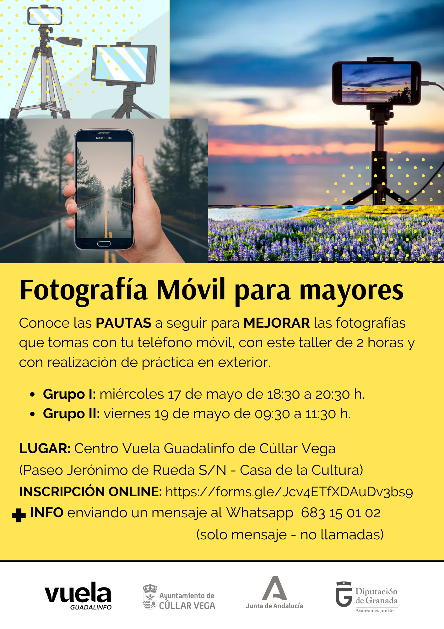 Talleres de Fotografía Móvil para mayores