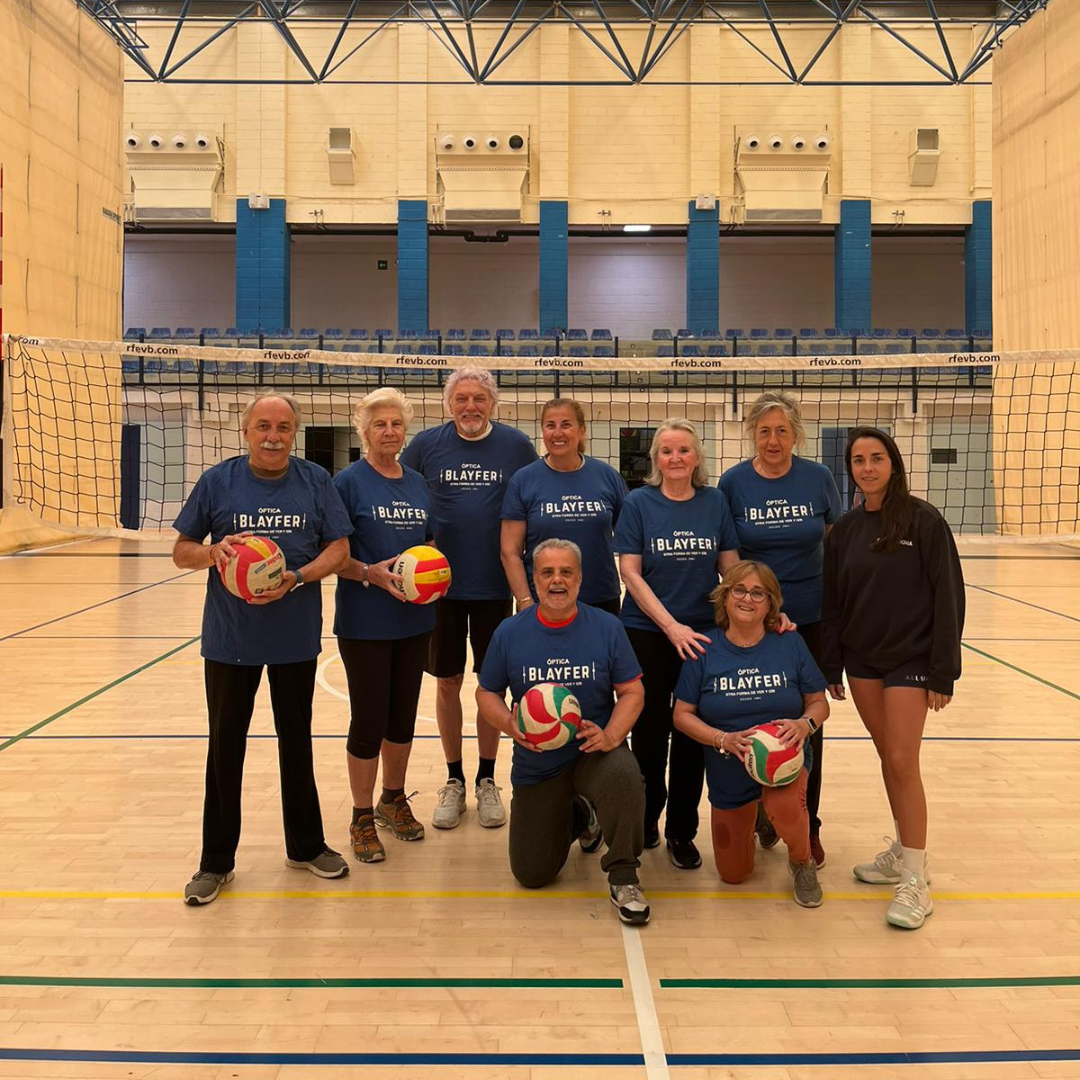 Torrelodones celebra el Primer Torneo de Newcom, el vóley para mayores de 60 años
