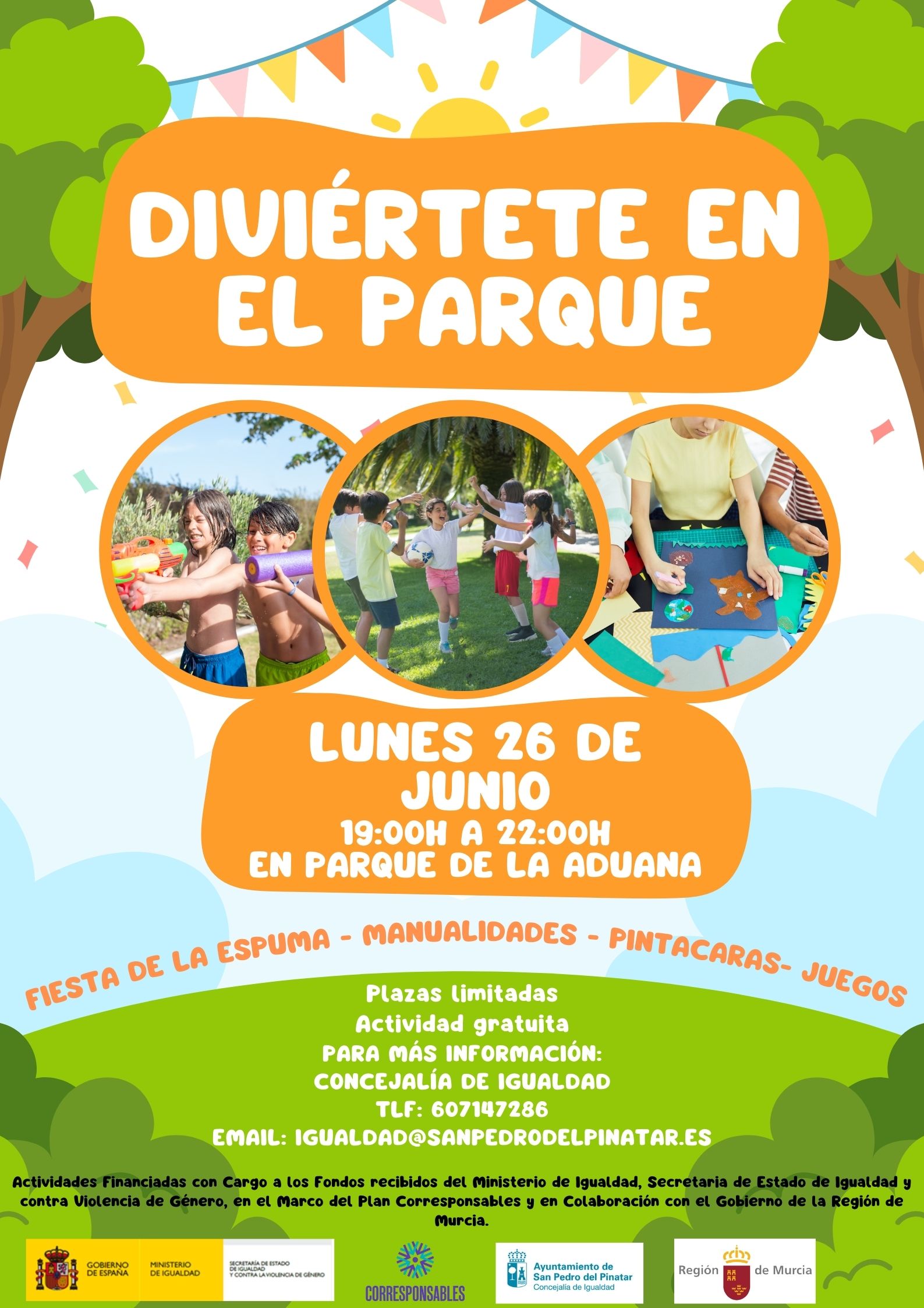 ACTIVIDAD -DIVIERTE EN EL PARQUE-