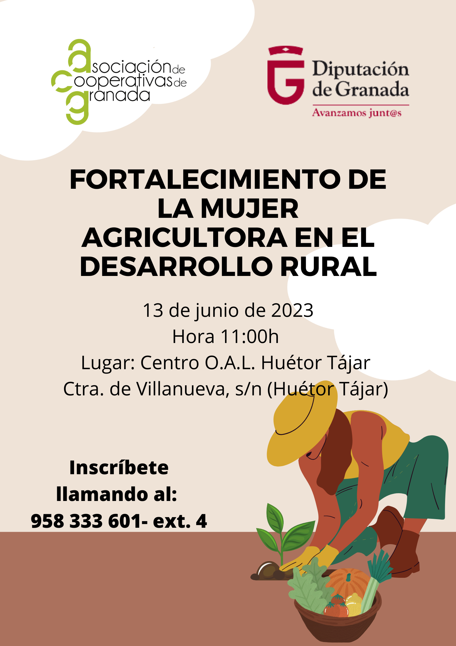 Fortalecimiento de la mujer agricultora en el desarrollo rural 13 de Junio de 2023.