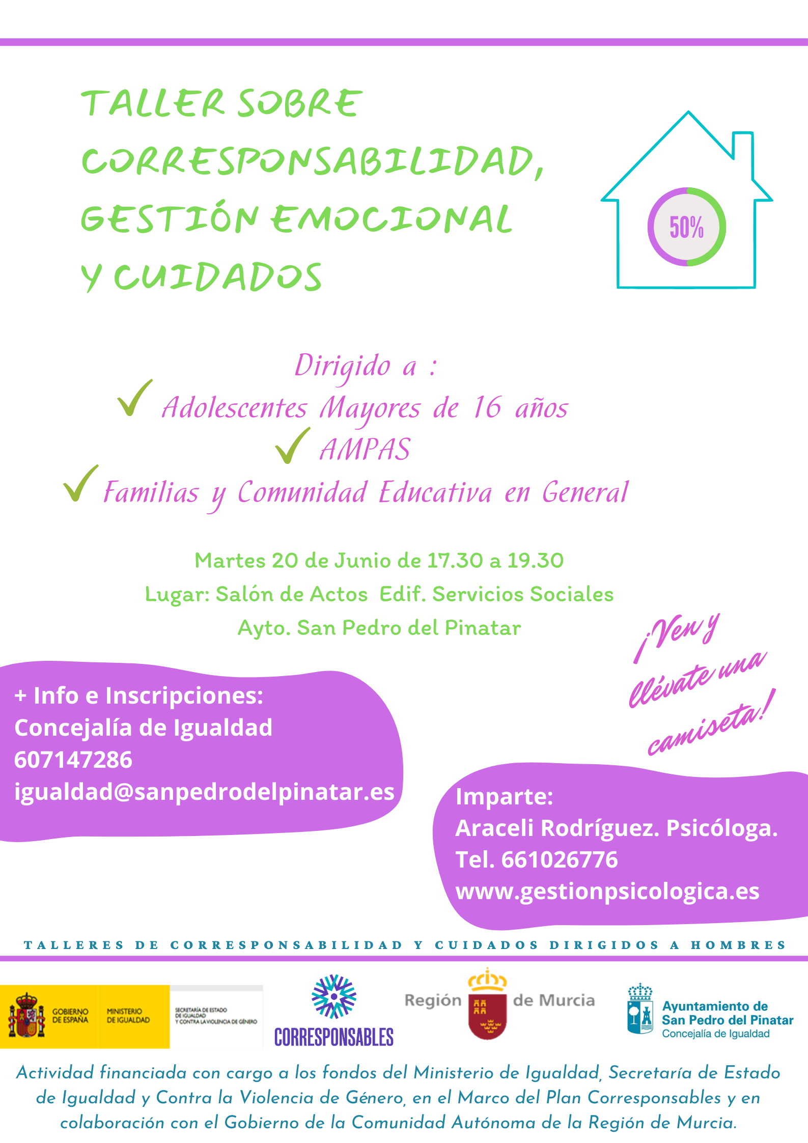 IGUALDAD: Corresponsabilidad en Familia