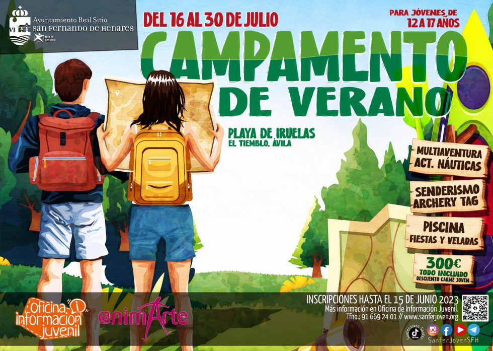La Concejalía de Juventud pone en marcha una nueva edición del campamento de verano con destino a la Sierra de Gredos, en Ávila