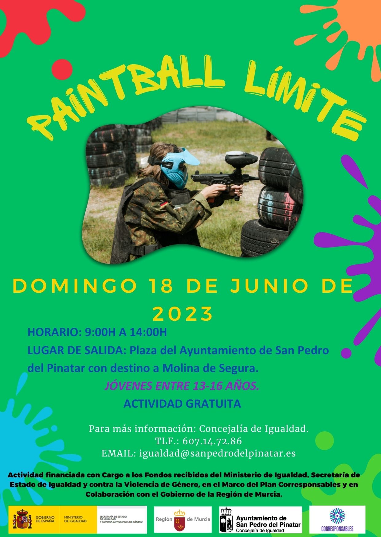 Paintball Límite, en Molina de Segura (Murcia)