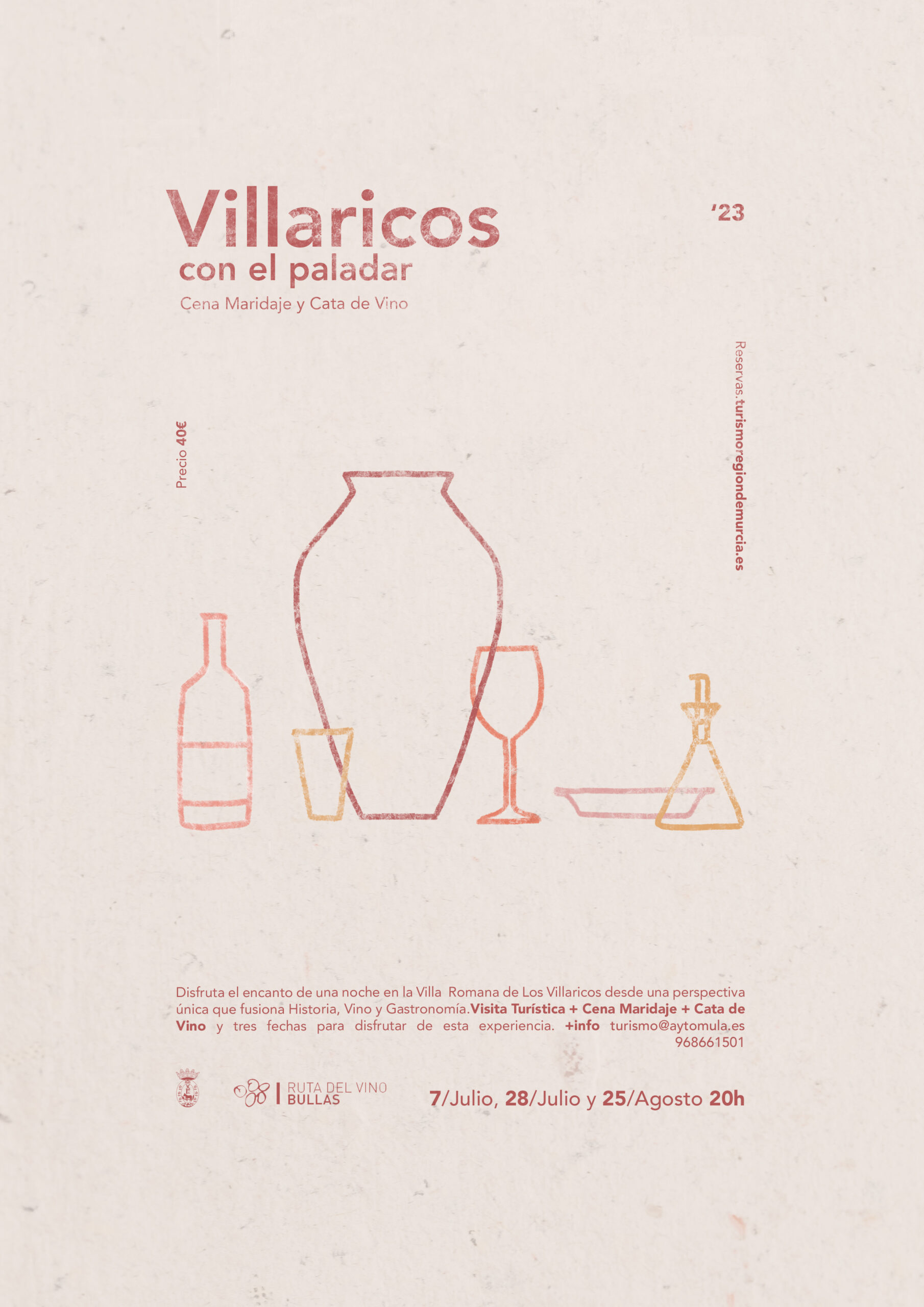 TURISMO| Villaricos con el paladar - 7 y 28 de julio y 25 de agosto