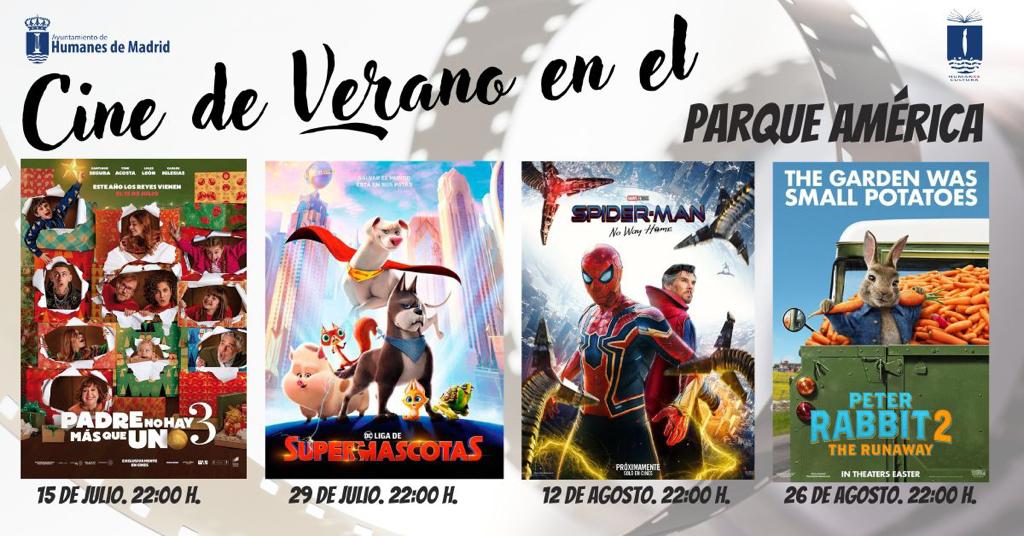 Cine de verano gratis en el Parque América