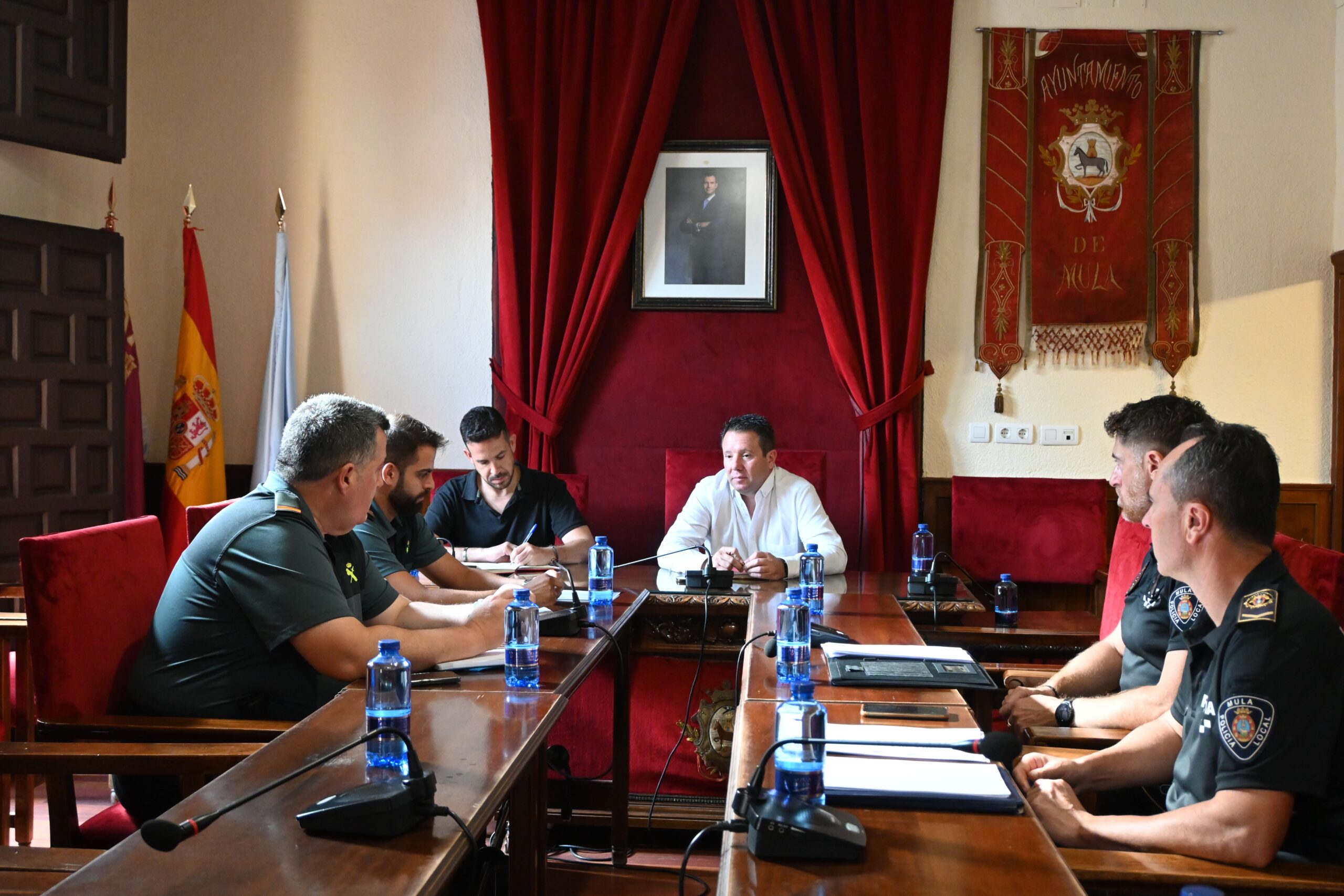 SEGURIDAD CIUDADANA| Reunión semanal de coordinación con la Policía Local y Guardia Civil