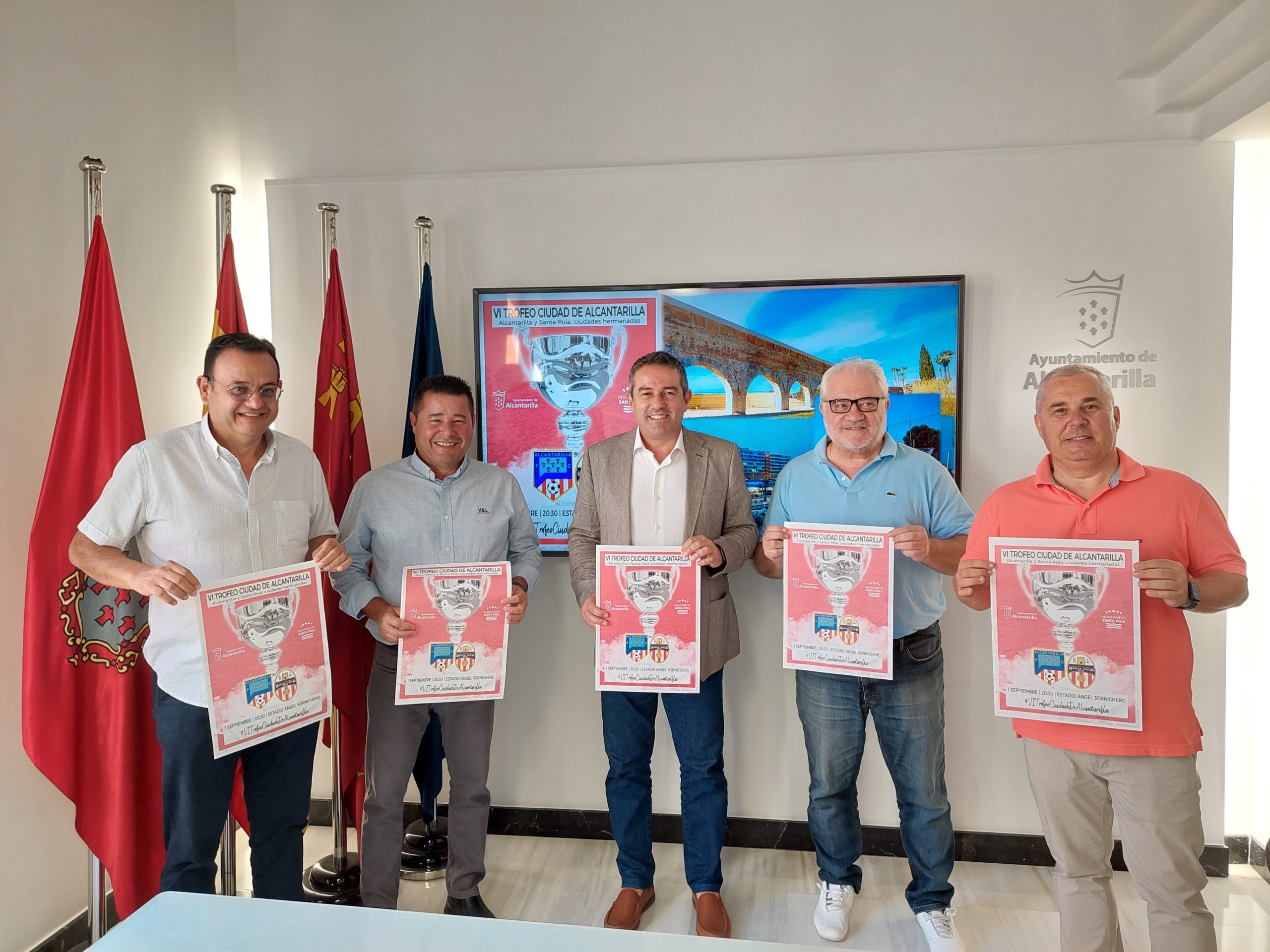 Alcantarilla F.C. y Santa Pola C.F. se disputan el viernes el Trofeo Ciudad de Alcantarilla