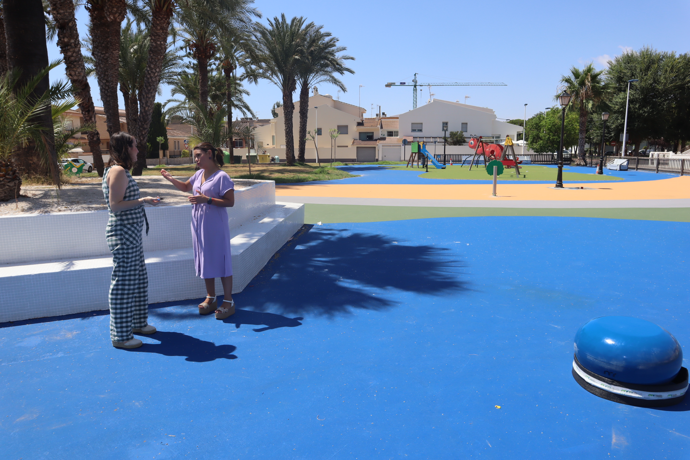 Avanzan los trabajos de mejora de parques y zonas verdes de San Pedro del Pinatar