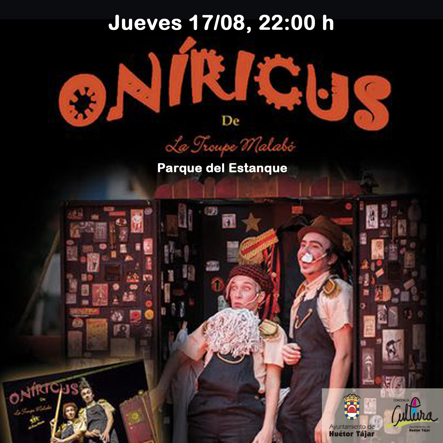 El Parque del Estanque de Huétor Tájar acoge este jueves teatro familiar al aire libre